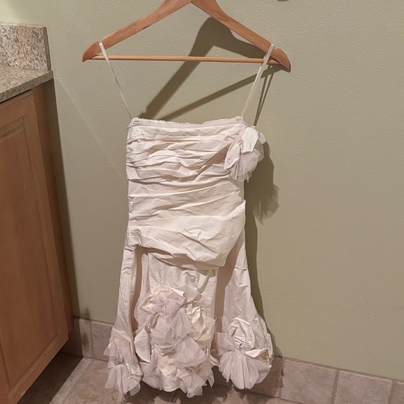 BCBGMaxAzria strapless Off White Dress - Picture 2 of 13